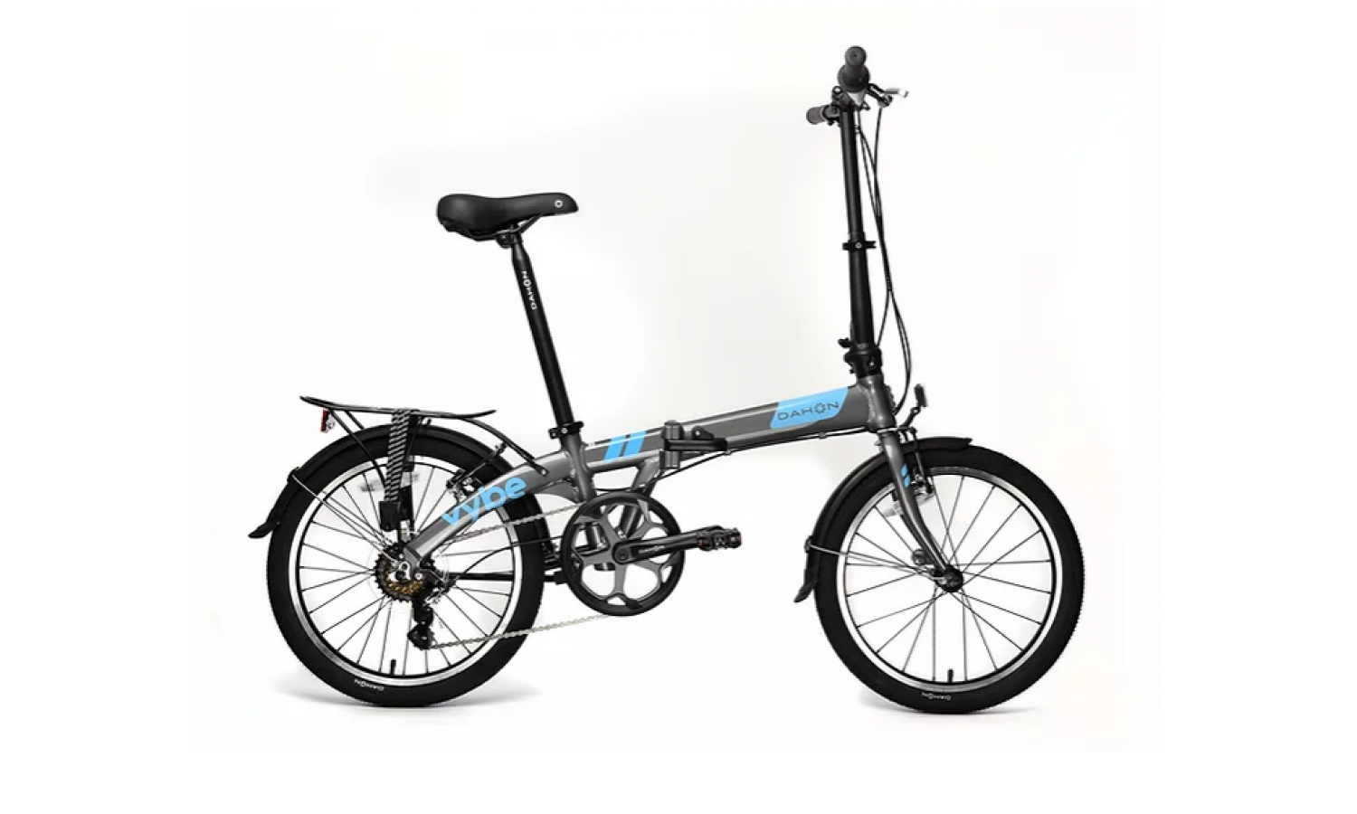 Dahon Vybe D7 Katlanır Bisiklet (Gri-Mavi)