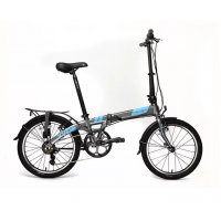 Dahon Vybe D7 Katlanır Bisiklet (Gri-Mavi)