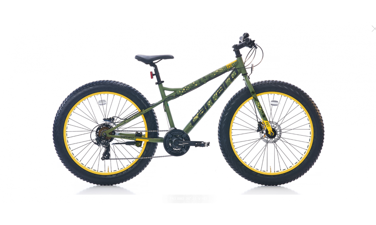 Carraro Fat Bike 26 Jant Hd (Mat Koyu Mavi-Açık Mavi)