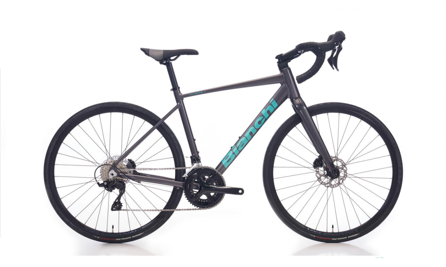 Bianchi Via Nirone 7 Disk 105 12S Yol Bisikleti (Gri Celeste)