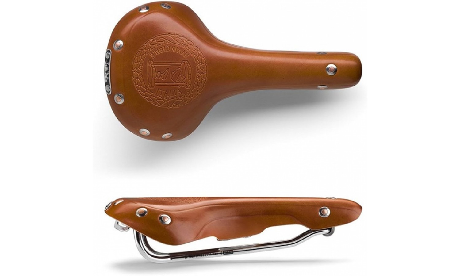 Selle Italia Mitica Vintage Deri Sele Kahverengi