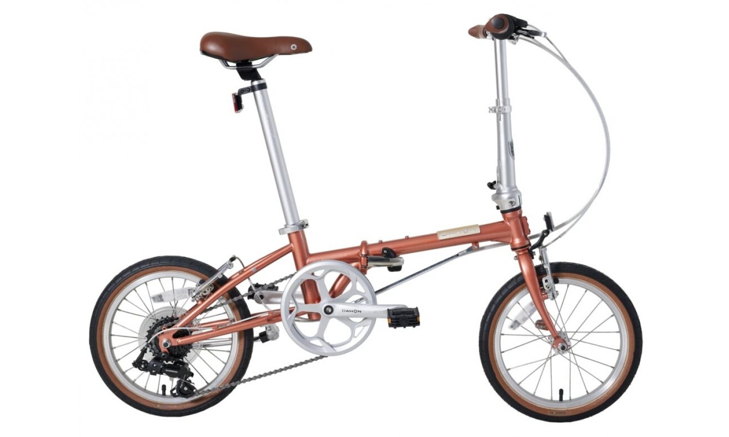 Dahon Boardwalk D7 16 Jant V Fren Katlanır Bisiklet (Bakır)