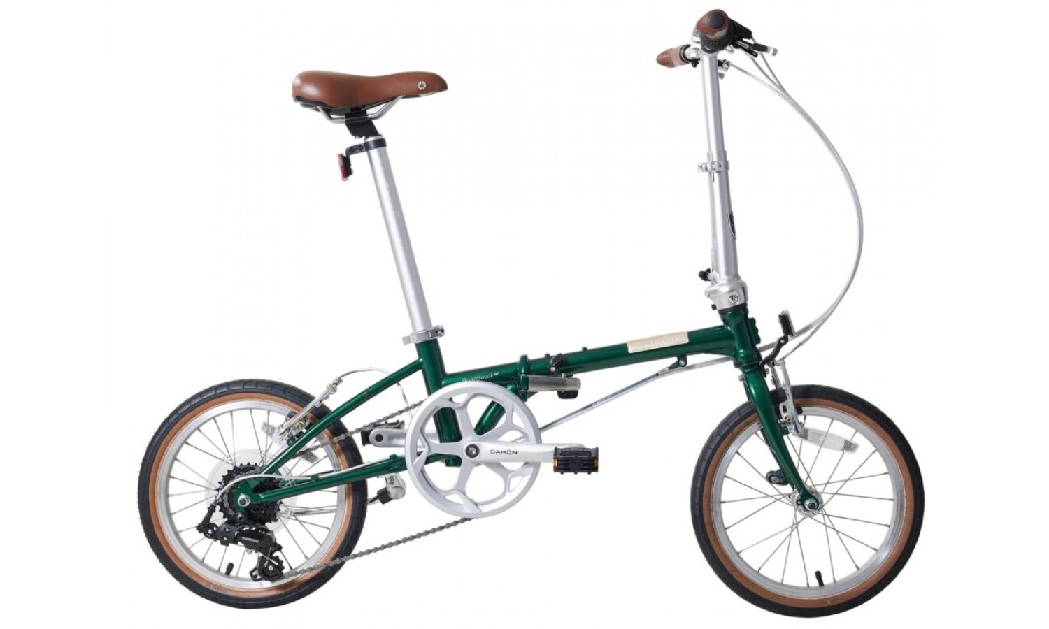 Dahon Boardwalk D7 16 Jant V Fren Katlanır Bisiklet (Yeşil)