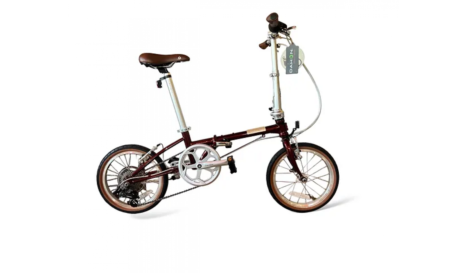 Dahon Boardwalk D7 16 Jant V Fren Katlanır Bisiklet (Bordo)