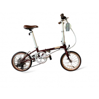 Dahon Boardwalk D7 16 Jant V Fren Katlanır Bisiklet (Bordo)