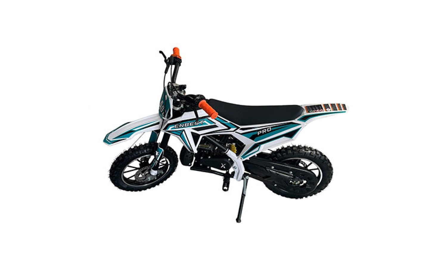 Enbest A02 Mini Cross Çocuk Motosikleti (Pocket Bike) Turkuaz